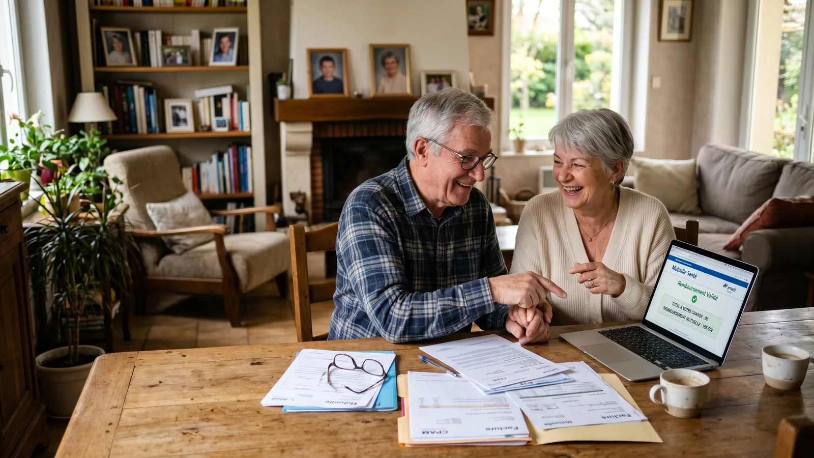 Senior profitant de la retraite